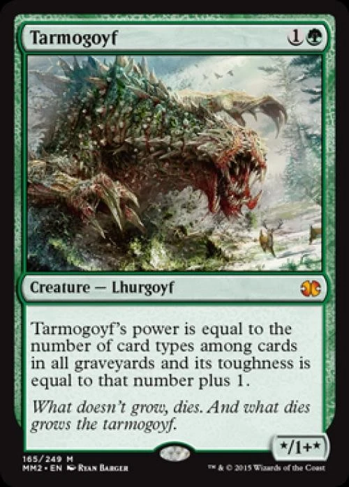 Tarmogoyf -Foil Light Play MTG Modern Masters 2015 - Image 1 of 1