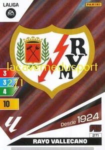 271 BADGE ESCUDO - FOIL # RAYO VALLECANO PANINI LALIGA 2023 2024 ADRENALYN - Picture 1 of 1