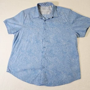 Robert Graham Button Shirt Men 3XL Classic Fit Flower Paisley Spring Summer - Picture 1 of 6