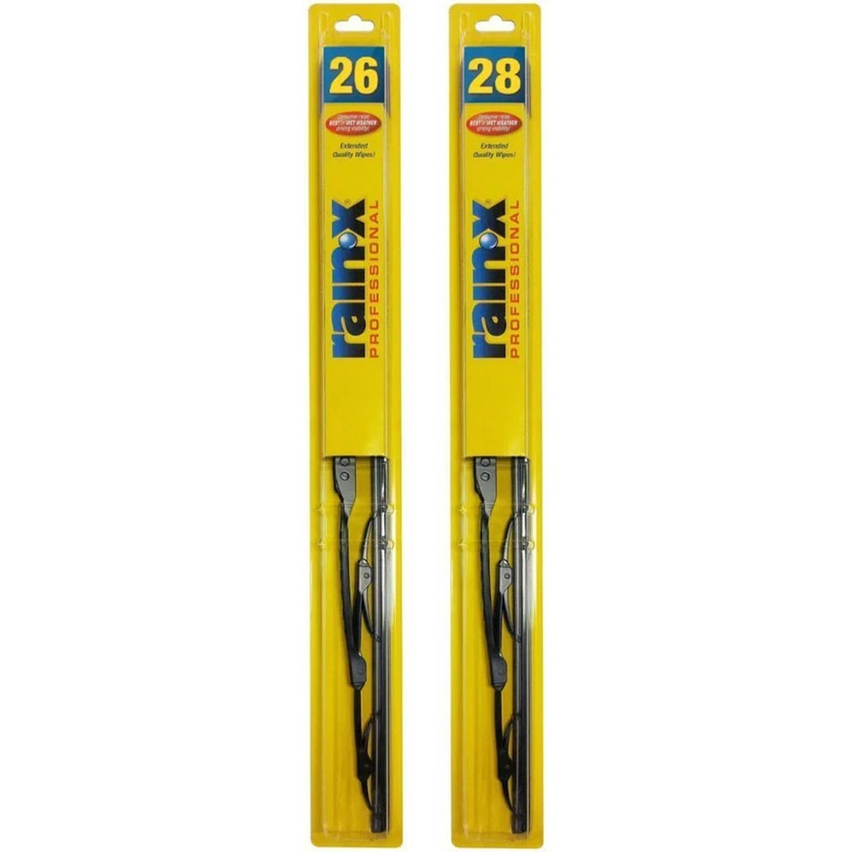 SET-R49RX30128-FR-H Rain-X Juego de 2 limpiaparabrisas enmarcado para par Ford Foto 1 de 4