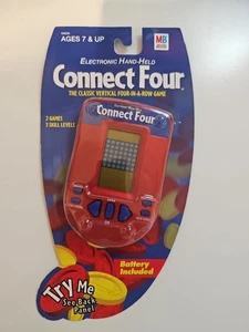 Neu Connect Four versiegelt Vintage Milton Bradley 2002 Hasbro Handheld-Spiel - Bild 1 von 4