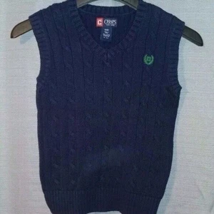 Chaps Sweater Vest Boys Size S (8) - Picture 1 of 5
