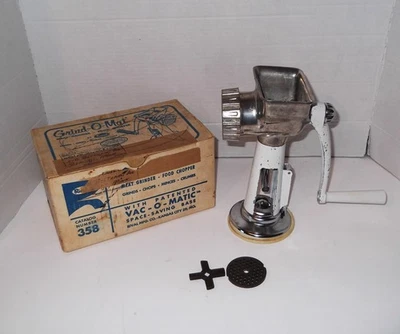 Vintage Series 358 T Grind-O-Mat con caja original de metal Foto 1 de 3