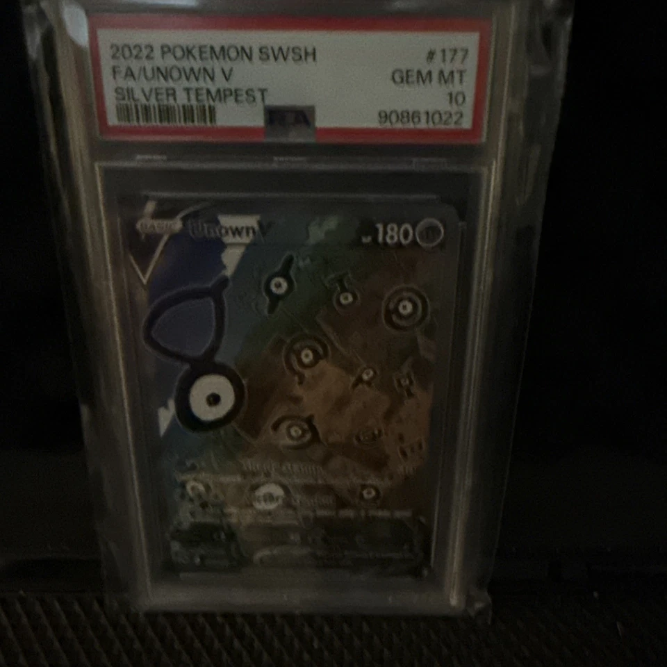 PSA 10 Pokémon Unown V (Alternate Full Art) 177/195 Swsh12: Sword & Shield - Image 1 of 1