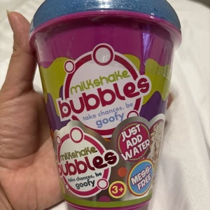 Milkshake Bubbles Toy – Just Add Water – Mess-Free – BLUE – Brand New - Picture 1 of 6