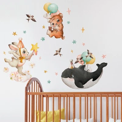 Wall Stickers Bedrooms Children Cloth Repositionable Magia IN Flight - Image 1 of 4