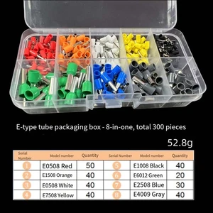 300PCS Insulated Copper Ferrule Connectors Kit for Electrical Wire Terminals - Picture 1 of 9