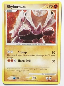 Rhyhorn 122/147 LP - Supreme Victors Pokemon Card - Tomokazu Komiya Art - Picture 1 of 3