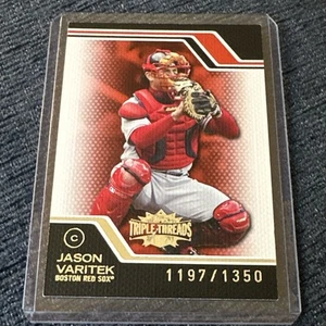 Jason Varitek 2008 Topps Triple Threads #78 Boston Red Sox 1197/1350-BASEBALL - Picture 1 of 3