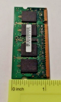 TOSHIBA TECRA M4 MEMORY CARD 512MB 2Rx 16 PC2-4200-444-12-A3 P/N: M470T6554C23 - Image 1 of 3
