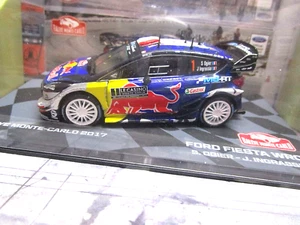 FORD Fiesta WRC Rally Montecarlo 2017 #1 Ogier R Bull MS-RT IXO Altaya 1:43 - Foto 1 di 5