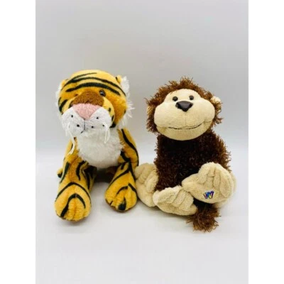 Ganz Webkinz Lof of 2 Plush, HM080 Cheeky Monkey, HM166 Bengal Tiger READ DESC. - Image 1 of 4