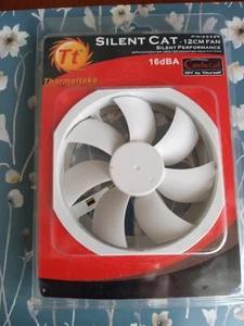 Thermaltake Slient Cat 12CM case fan 120x120x25 16dBA NEW - Photo 1/6