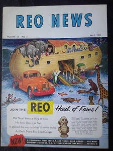 REO News Truck Brochure May 1953 16 pgs Heavy Duty F-50 Trucks - Picture 1 of 4