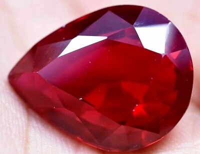 27.35 Ct Natural Mogok Huge Blood Red Ruby GGL Certified Treated Gemstone - Image 1 of 4
