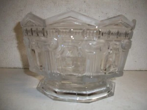 Mikasa Parthenon Round Serving Bowl Roman Columns Frosted Columns - Picture 1 of 2
