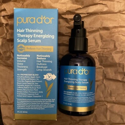 Pura D'or, Hair Thinning Therapy Energizing Scalp Serum, 4 fl oz (120 ml)