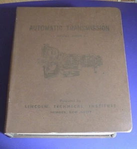 1964 Lincoln Technical Institute Automatic Transmission Service Guide Binder - Picture 1 of 7