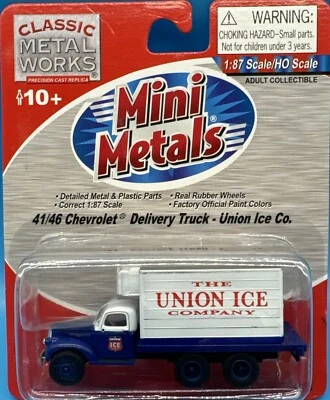 Mini Metals HO 41/46 Chevrolet Box Delivery Reefer Truck 30276 1:87 Union Ice Co - Image 1 of 4