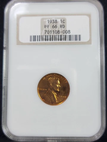 1938  1C NGC PF66RD Cover