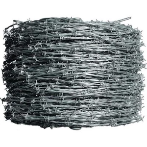 Farmgard Barbed Wire Fence 1320ft 12-1/2 Gauge 4Pt High Tensile Galvanized Steel - Picture 1 of 7