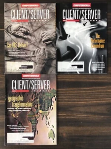 1995 Client/Server Journal Magazine - Lot of 3 - Picture 1 of 2