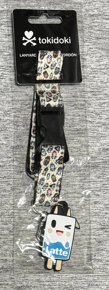 Brand New 2023 Tokidoki Silicon Charm Cell Phone Lanyard Milk Latte  - Image 1 of 3
