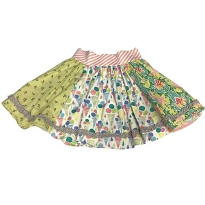 Matilda Jane Sorbet Its A Wonderful Parade Pink Green Skirt Girls Size 6 - Picture 1 of 8
