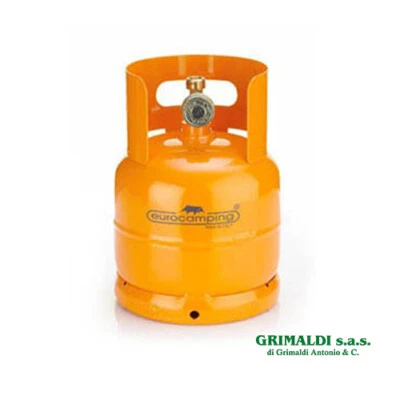 BOMBOLA GAS RICARICABILE EUROCAMPING Kg 1 CAMPEGGIO FORNELLO BARBECUE