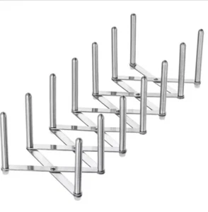NEW Ikea Pot Lid Organizer Holder Drying Rack Collapsible Hanging AA-1422580-1 - Picture 1 of 5