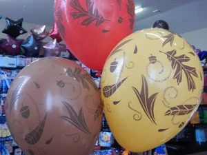 Fall Balloons Leaves Acorns Thanksgiving Decorations Party Supply Fall Decor - Picture 1 of 6