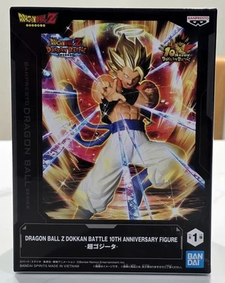 Dragon Ball Z Dokkan Battle 10º Aniversario Super Gogeta Figura Banpresto Nuevo Foto 1 de 4