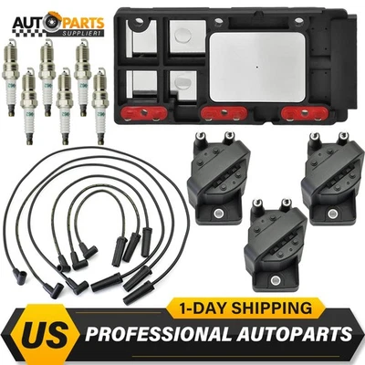 Bobina de encendido y módulo de control y enchufe para Chevy Buick LeSabre Pontiac DR39 LX346 Foto 1 de 4