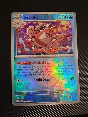 Seaking (Master Ball Pattern) 021/131 Prismatic Evolutions Holo NM - Image 1 of 2