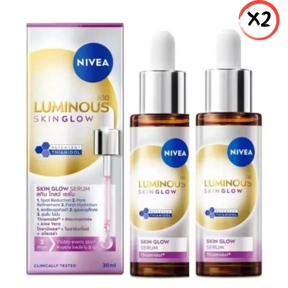 Nivea Luminous630 Skin Glow Serum 30ml pack of 2 pieces