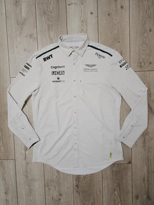 ASTON MARTIN FORMULA ONE BUTTON SHIRT F1 TEAM SHIRT CLASSIC BUTTON SHIRT 2XL - Image 1 of 4