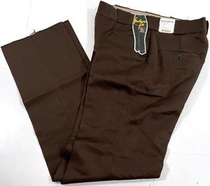 NUEVO FLY CROSS 18x36 MUJER POLI WESTERN BOLSILLO PANTALONES 95235 MARRÓN SIN DOBLADILLO - Imagen 1 de 2