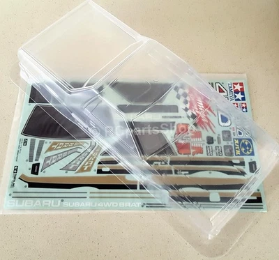Tamiya Subaru Brat (58384) Body (Transparent) & Decals/Stickers 1825474/9495507 - Image 1 of 3