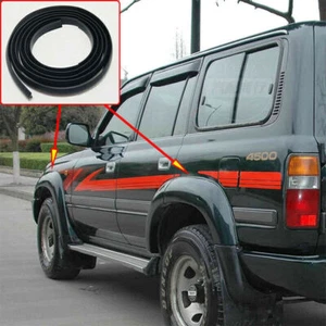 1.7m For Toyota LC FJ80 Wheel Wells Fender Flare Edge Rubber Trim Gasket Welting - Picture 1 of 7