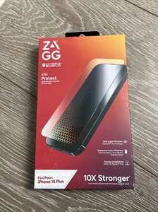 ZAGG Protezione Telefono Schermo Invisibile Trasparente 15 Plus Vetro Temperato Schermo I - Foto 1 di 2