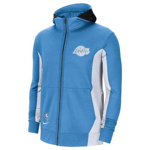 Los Angeles Lakers Nike City Edition Showtime Full-Zip Hoodie Men's 2020/21 NBA Cover