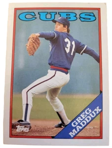 1988 Topps Greg Maddux Baseball Card #361 MLB Chicago Cubs (C7 - Picture 1 of 2