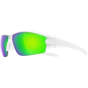 Adidas Evil Eye Halfrim Sonnenbrille mattweiß/violett verspiegelt ad08/75 1600 0S - Bild 1 von 1