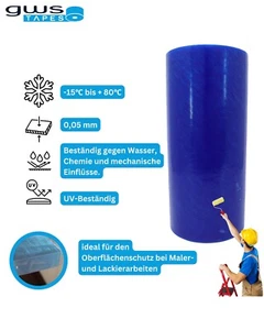 gws 31009 PE Schutzfolie Oberflächenschutz rutschfest 100 m Länge - Bild 1 von 14