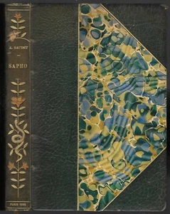 SAPHO Mœurs Parisiennes par Alphonse DAUDET Passion Amoureuse Illustré en 1888 - Picture 1 of 12