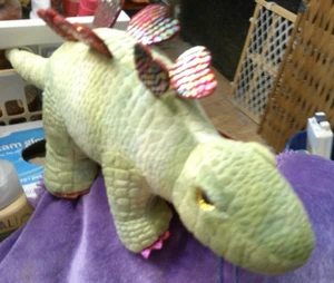NWT ESSENTIALS VALENTINE PLUSH DINO 12. 5 " STEGOSAURUS HEARTS - Picture 1 of 2