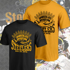 Franco Harris Pittsburgh Steelers Im.macu.la.te Reception Anniversary T-Shirt