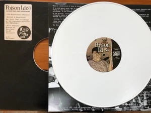 RARE POISON IDEA BLACK 12" PROMO SLEEVE W/ STICKER WHITE VINYL LATEST WILL PUNK - Picture 1 of 1