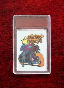 Ghost Rider 1990's MARVEL UNIVERSE SERIES 1 VENDING MACHINE STICKERS - Picture 1 of 4
