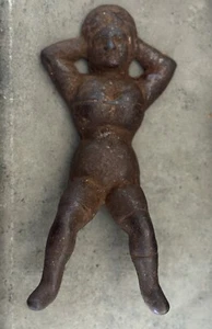 VINTAGE CAST IRON  WOMAN LIKENESS  BOOT JACK / SHOE REMOVER / DOOR STOP - Picture 1 of 1